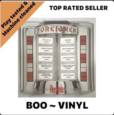 Foreigner - Records 1982 Atlantic - Vinyl Lp Record Die Cut Sleeve NM / EX