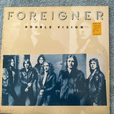 Foreigner – Double Vision Lp Vinyl Record Atlantic (1978) vg+