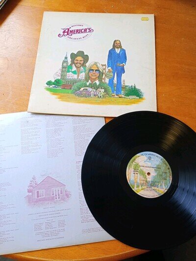 AMERICA'S GREATEST HITS HISTORY VINYL LP 1975 WARNER BROS (K56169)