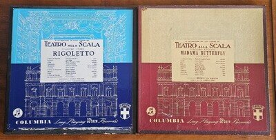 Maria Callas Teatro Alla Scala MADAMA BUTTERFLY & RIGOLETTO 3LP BOX SETS -GT46