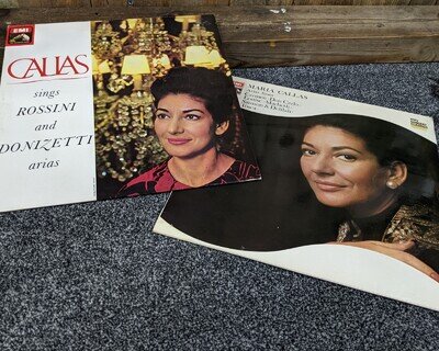 Maria Callas Vinyl Album Bundle: Operatic Arias/Rossini & Donizetti ~ Classical