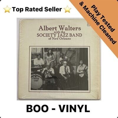 Albert Walters with the Society Jazz Band of New Orleans LP 1976 Jazz EX/NM