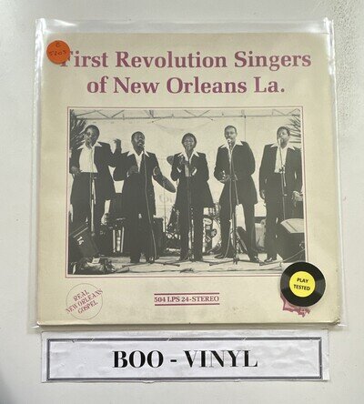 First Revolution Sin -First Revolution Singers Of New Orleans La. Lp Gospel Soul