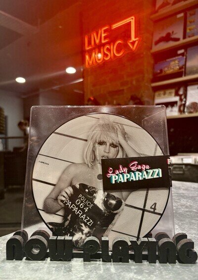 Lady Gaga Paparazzi 7" Vinyl Single 45rpm Picture Disc