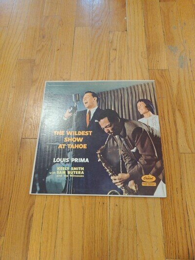 LOUIS PRIMA Wildest Show at Tahoe KEELY SMITH - 1957 1st Press Capitol LP - VG+
