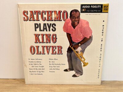 Satchmo Plays Oliver King, Louis Armstrong 12" Vinyl AFLP 1930