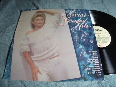 OLIVIA NEWTON -JOHN OLIVIA'S GREATEST HITS VINYL LP EXCELLENT