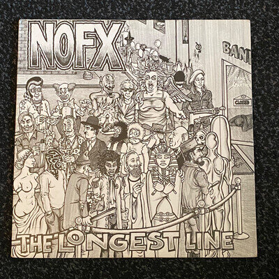 NOFX - The Longest Line EP 1st press 1992 Fat Wreck Chords – FAT503-1