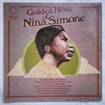 NINA SIMONE - GOLDEN HOUR OF NINA SIMONE - LP 1973 UK RED TRANSLUCENT - GH 535