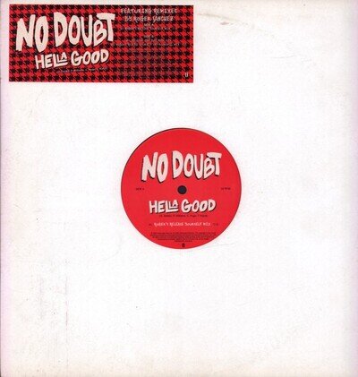 No Doubt Hella Good 12" vinyl Europe Interscope 2002 promo in die cut white card