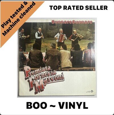 PREMIATA FORNERIA MARCONI (PFM) Suonare Suonare Rock/Prog Lp Record EX/VG+