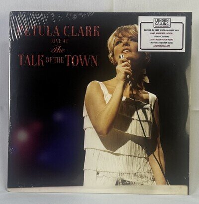 Petula Clark - Live At The Talk Of The Town 12" White Vinyl LP Record New Sealed