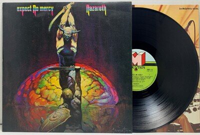 LP Nazareth Expect No Mercy 1977 Mountain TOPS115 Vinyl EX Cover EX A2/B1 Matrix