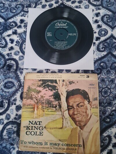 NAT KING COLE TO WHOM IT MAY CONCERN PART 3 U.K. EP