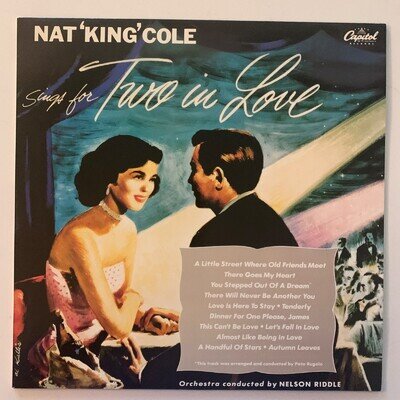 Nat 'King' Cole - Sings For Two In Love - 1985 Vinyl LP - Near Mint (NM/NM)
