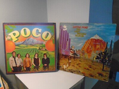 LITTLE FEAT , POCO /2 x Country Rock Vinyl LPs 56156 / BN 26522
