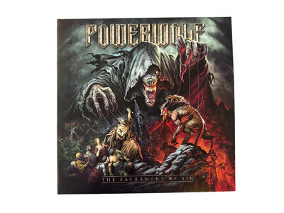 Powerwolf The Sacrament of Sin VINYL 12" Album Gatefold Cover WITH POSTER