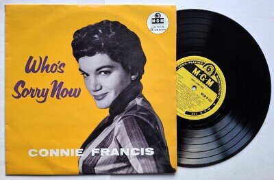 Connie Francis - Who's Sorry Now - Ori UK 10" Vinyl LP - MGM 1958 - (Exc / Exc)