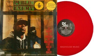 Public Enemy It Takes A Nation Of Millions Red Vinyl LP New Sealed Free UK P&P