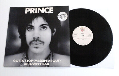 PRINCE - GOTTA STOP (MESSIN' ABOUT) 12" INCH VINYL Rare Original 1981 UK Single