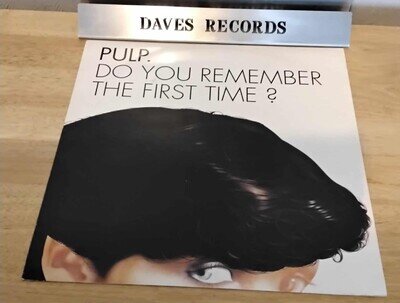 PULP Do You Remember The First Time? Orig UK Island 1994 12" VINYL Rock BRITPOP