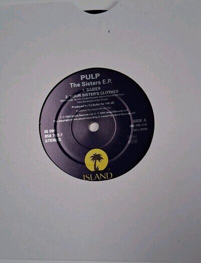 Pulp the Sisters EP 1994, 4-Track, Includes Babies Not In Original Cover