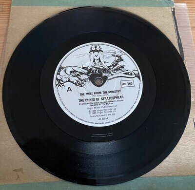 The Dukes Of Stratosphear – The Mole From The Ministry - Black 7" Vinyl Single