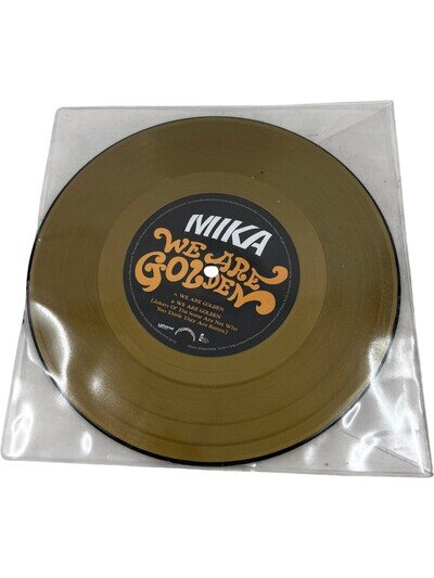 Mika We Are Golden Limited Edition Coloured Vinyl Record T2400 B18
