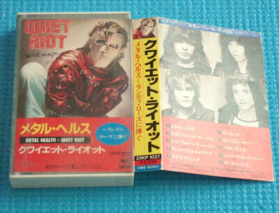 QUIET RIOT Music Cassette Tape Metal Health 1983 Japan 25KP-1037 LP CD