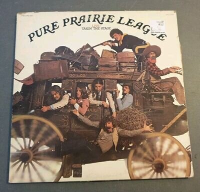 PURE PRAIRIE LEAGUE LIVE! TAKIN’ THE STAGE 1977 DOUBLE LP RCA CPL2-2404 Vinyl