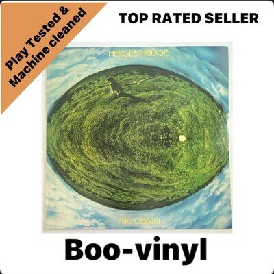 Mike Oldfield ~ Hergest Ridge vinyl record LP VG+ / EX
