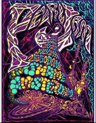 Pearl Jam Amsterdam 2022 Gig Poster Brad Klausen Soundgarden Alice In Chains