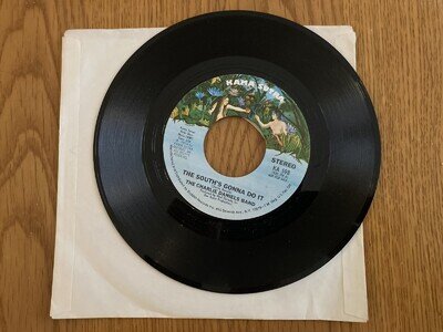 Charlie Daniels Band, South's Gonna Do It. 7" Karma Sutra KA 598. Stereo/Mono