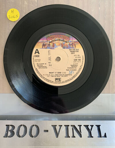 Cher - Wasn't It Good (7", Single, Promo) Rare Ex Con