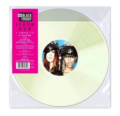 Icona Pop "I Love It (Feat. Charli XCX)" LP Glow in the Dark Vinyl PRESALE