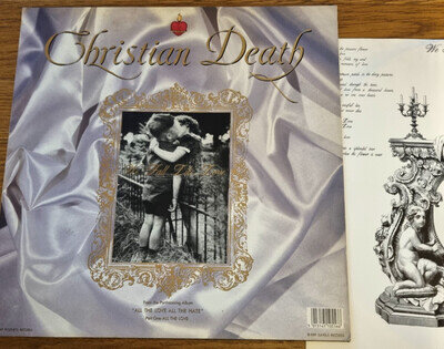 CHRISTIAN DEATH We Fall Like Love / I Hate You Jungle Records JUNG 55T 1989