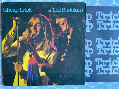 CHEAP TRICK - Live At The Budokan - 1st PRESS Vinyl LP - A2 / B1 With Insert
