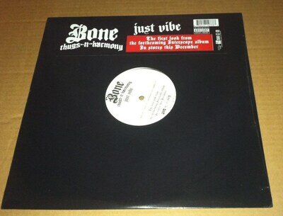BONE THUGS N HARMONY Just vibe INSTRUMENTAL & ACAPELA 12 INCH vinyl Single SEALD