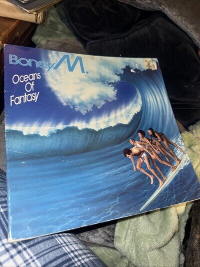 Boney M Oceans of Fantasy 1979 UK Vinyl LP with Poster Sleeve