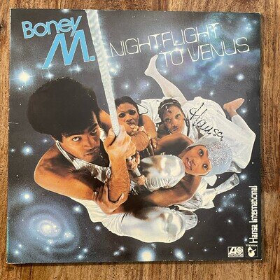BONEY M. - NIGHTFLIGHT TO VENUS EX-/MINT VINYL LP / FIRST PRESSING