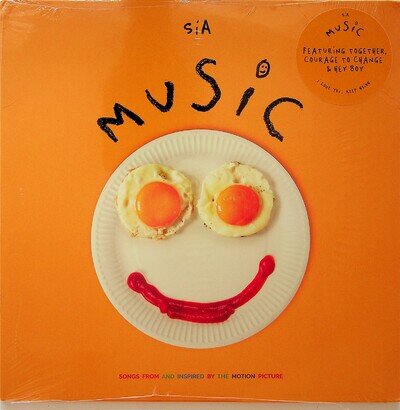 SIA- Music, Soundtrack LP (SEALED** 2021 Vinyl) David Guetta, Dua Lipa