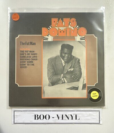 Fats Domino - The Fat Man (LP, Comp, Mono) Rhythm N Blues Lp Vinyl Record EX-VG+