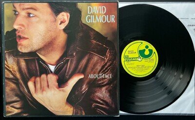 DAVID GILMOUR ABOUT FACE UK 1ST ISSUE 1984 HARVEST A-4U/B-6U VG+/VG+ PINK FLOYD