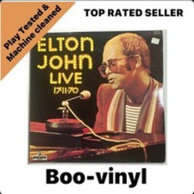 Elton John - Elton John Live 17-11-70 - 1971 LP Reissue 1977 UK EX / EX