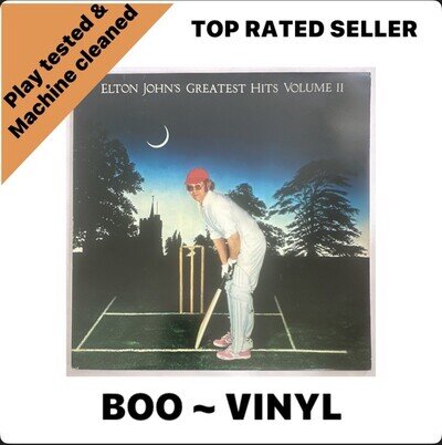 Elton John ~ Greatest Hits Volume II 12” vinyl Lp + Booklet EX / EX Con
