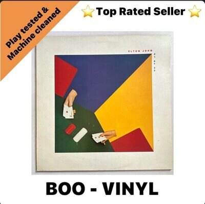 Elton John - 21 At 33 - Lp Vinyl Record PRICE 71 Ex / Vg+ Condition