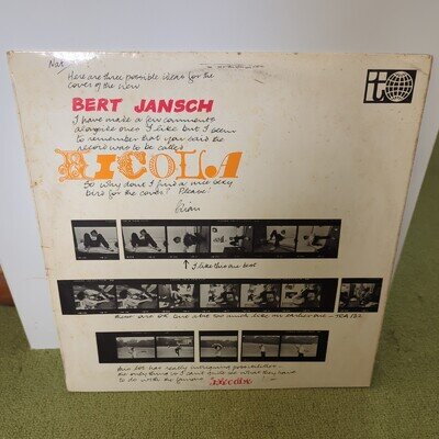 Bert Jansch Nicola 1967 UK Vinyl Transatlantic Records – TRA 157