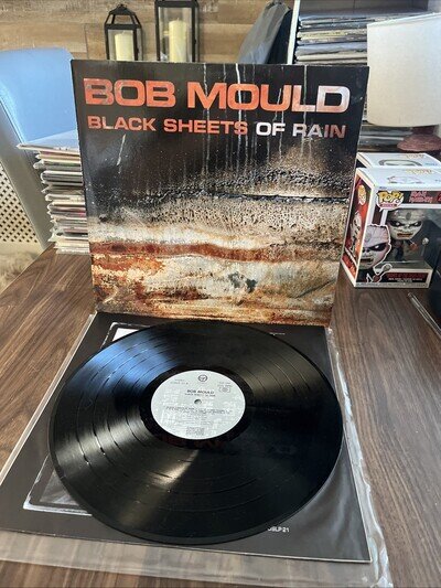 Bob Mould Black Sheets Of Rain RECORD Vinyl LP VG+/EX