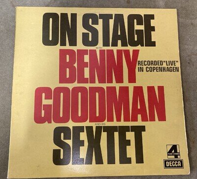 Benny Goodman-Live On Stage With The Benny Goodman Sextet(Decca 2LP)