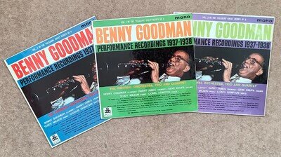 Benny Goodman Performance Recordings 1937-1938 Volumes 1 , 2 & 3 - Excellent +